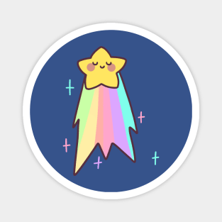 Rainbow Shooting Star Magnet